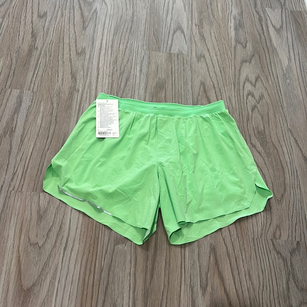 Lululemon Men’s Fast and Free Short 6” Lined (Large)